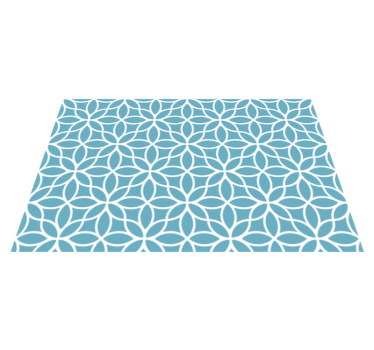 Mantel individual original Azulejos y flores - TenVinilo