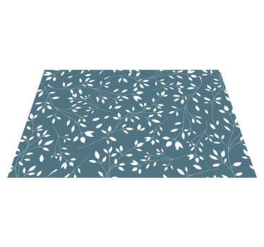 Individuais de mesa originais Folhas brancas - TenStickers