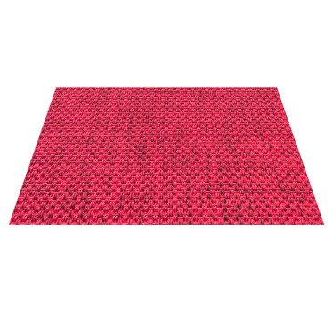 Tischset elegant Rote stoffstruktur - TenStickers