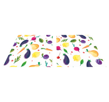 Food concept with watercolor home placemats - TenStickers