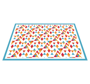 菱形几何艺术原创餐垫 - TenStickers