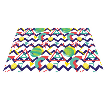 Set de table moderne conception de motifs géométriques - TenStickers