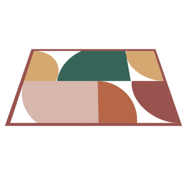 Mantel individual original Patrón abstracto arte geométrico - TenVinilo