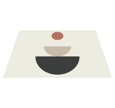 噴水抽象的な幾何学的なオリジナルのプレースマット - TENSTICKERS