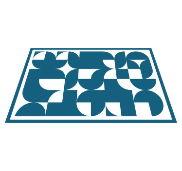 Set de table forme original Style géométrique cercle bleu - TenStickers