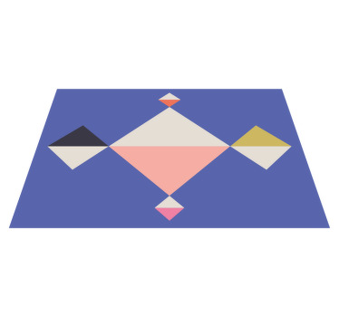 Geometriske mønster stil originale vinyl placemats - TenStickers