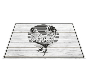 Csaj fa deszka texturált alátétek - TenStickers