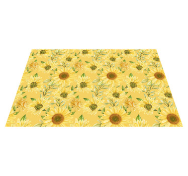 Grandes individuais de mesa com pétalas de girassóis - TenStickers