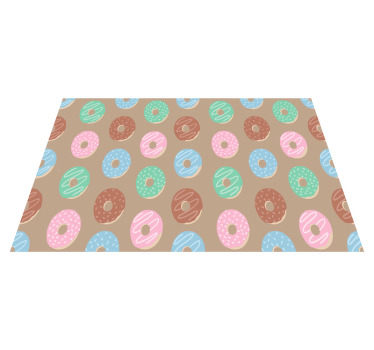 Risanka krof vzorec sodobne pogrinjke - TenStickers