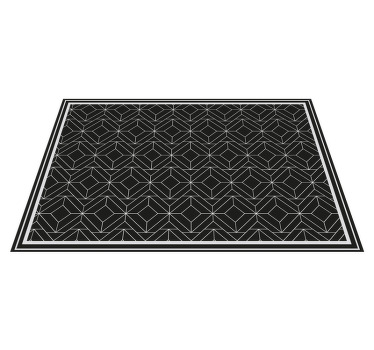 Biele spojovacie štvorce elegantné prestieranie - Tenstickers