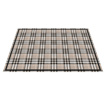 Traditional scottish grey tartan placemats - TenStickers
