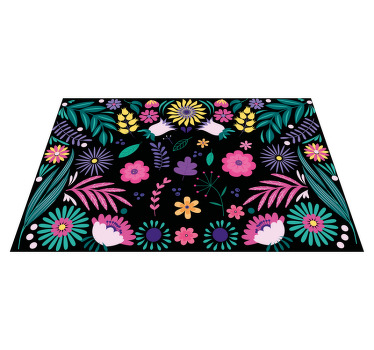 Podkładka na stół Kolorowa kompozycja kwiatów - TenStickers