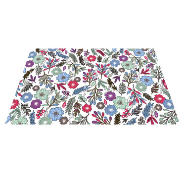 Podkładka na stół nowoczesna Eksplozja tradycyjnych kwiatów - TenStickers