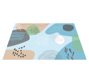 Flere farger og symboler spisebrikke original - Tenstickers