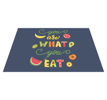 Sen ne yersen osun restoran altlıkları - TenStickers