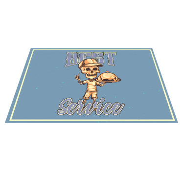 Mantel individual restaurante Diseño de comida de cita fresca - TenVinilo