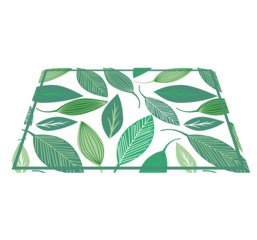 Tischsets originell Grüne blätter Muster - TenStickers
