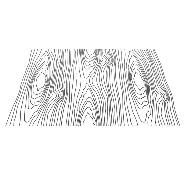 Sort og hvidt træ tekstur originale dækkeservietter - TenStickers