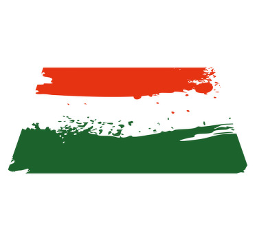 Splash színek magyar zászló modern alátétek - TenStickers