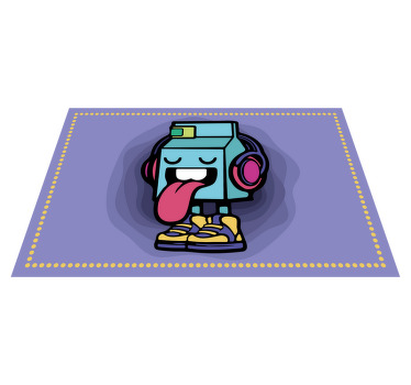 Individuais de mesa originais Desenho animado graffiti personagem - TenStickers