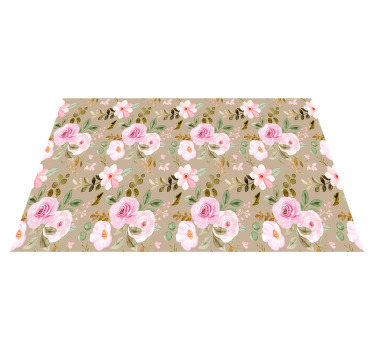 Individuais de mesa modernos Textura vintage de rosas bege - TenStickers