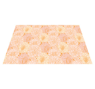 Paljon valkoisia daalioita pöytätabletti moderni - Tenstickers