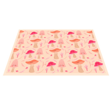 Veselé klasické houby originální prostírání - TenStickers