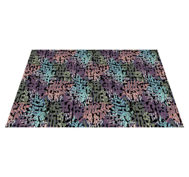 πολύχρωμα δροσερά splashy flora πρωτότυπα σουπλά - TenStickers