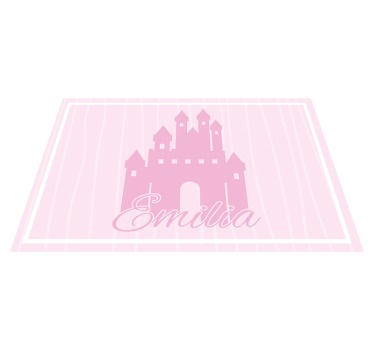 Jednofarebný zámok s hviezdami prestieranie pre deti - Tenstickers