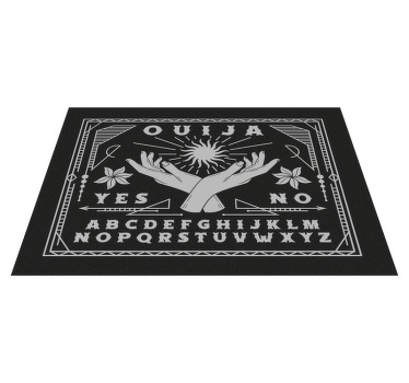 Black and white ouija board original placemats - TenStickers
