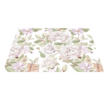 Elegant floral pattern original placemats - TenStickers