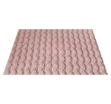 Individual de mesa patrón cubierta de mesa ondulada - TenVinilo