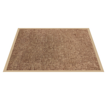 Beige colour natural fiber textured placemats - TenStickers