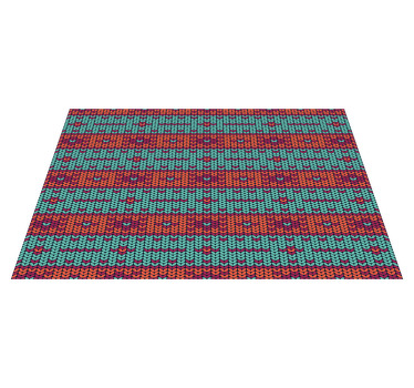 Multicolor natural fiber imitation placemat - TenStickers