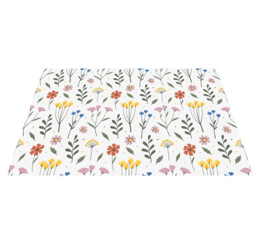 花园多色鲜花优雅餐垫 - TenStickers