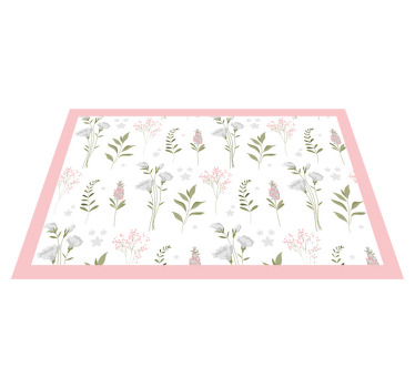 简约的野花图案餐垫 - TenStickers