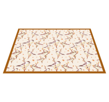 ακουαρέλα πουλιά και κλαδιά παιδιά σουπλά - TenStickers