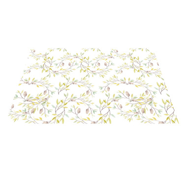 πρωτότυπα ακουαρέλα πράσινα φύλλα σουπλά - TenStickers