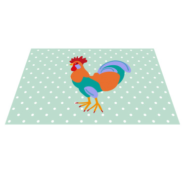 πολύχρωμα ρεαλιστικά κόκορα πρωτότυπα σουπλά - TenStickers