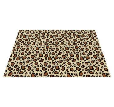 Klassisk leopard dyreprint spisebrikke original - Tenstickers