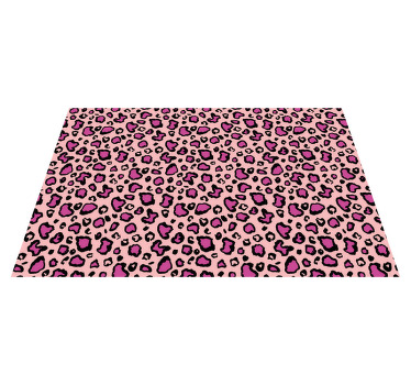 Pink animal print original placemats - TenStickers