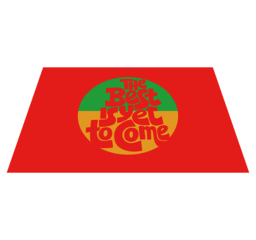 Original das beste kommt noch vinyl Tischset - TenStickers