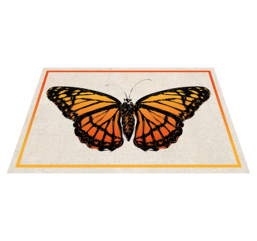 Vintage monark sommerfugl originale dækkeservietter - TenStickers