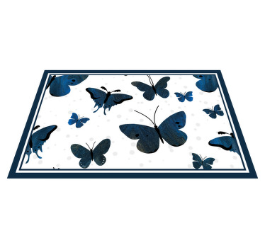 Oryginalna podkładka na stół granatowe motyle - TenStickers