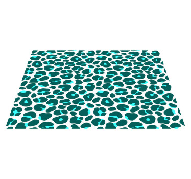 μπλε και μαύρα σουπλά από δέρμα λεοπάρδαλης νέον - TenStickers