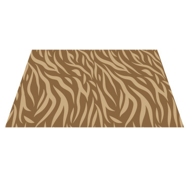 Brown and beige tiger skin pattern placemats - TenStickers