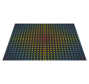 ουράνιο τόξο μωσαϊκό φόντο με χρώματα σουπλά - TenStickers