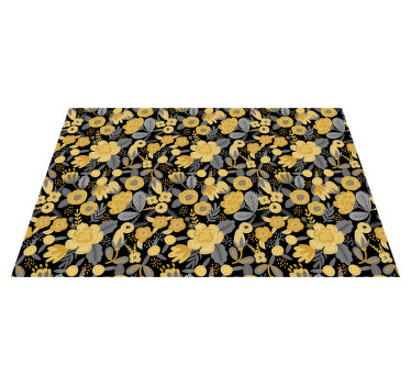 金色波兰民俗原始餐垫 - TenStickers