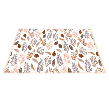 Golden twigs boho pattern original placemats - TenStickers