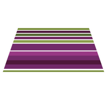 Individuais de mesa de texturas paleta de cores listradas - TenStickers